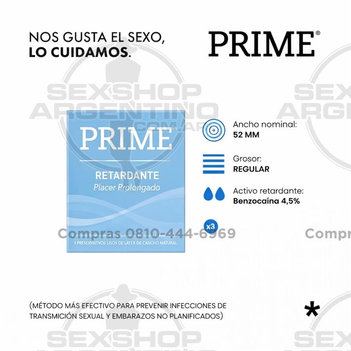 Preservativo Prime Retardante